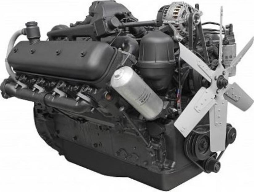 Дизельный двигатель ЯМЗ-238НД3 (турбированный, 235 л.с.) индивидуальной сборки фото 1