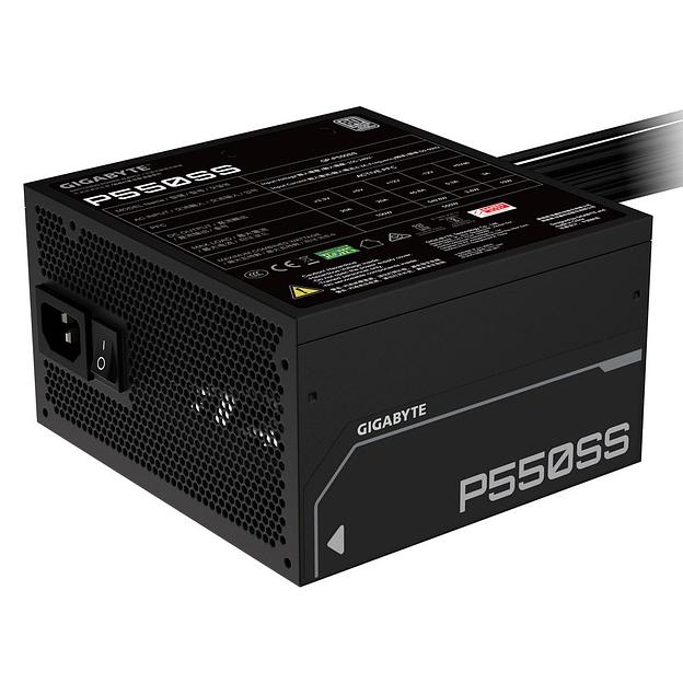 Блок питания ПК Gigabyte P550SS 550W, 80+, SILVER, НЕ модульный, ATX 3.0 фото 6