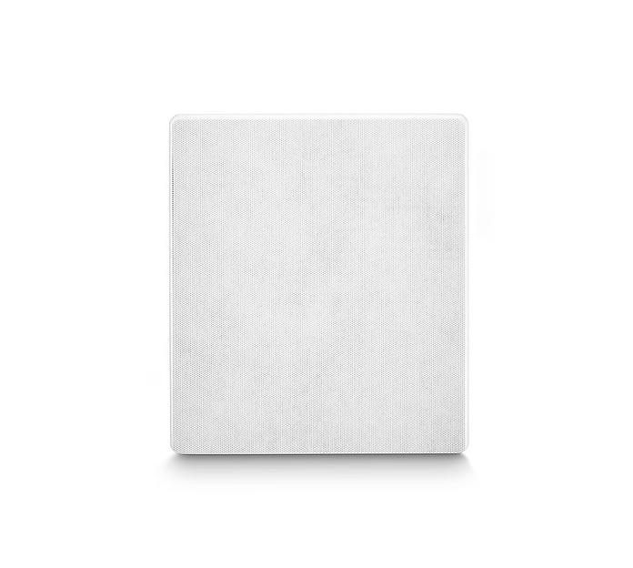 Встраиваемая акустическая система M&K Sound IW150 в корпусе. Металлический прямоугольный гриль под покраску. Цвет: Белый. фото 4