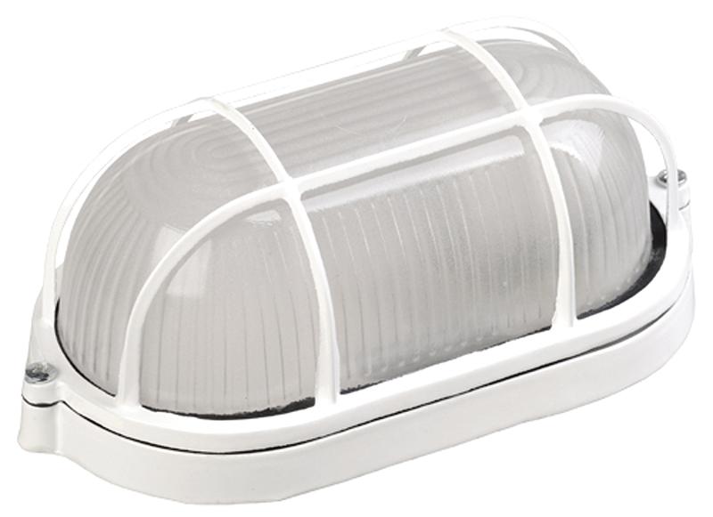 Iek LNPP0-1402-1-060-K01 Светильник НПП1402 белый/овал с реш.60Вт IP54 ИЭК фото 1