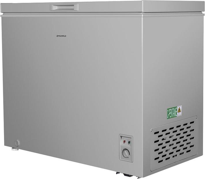 Морозильный ларь Maunfeld MFL200GR серый фото 5