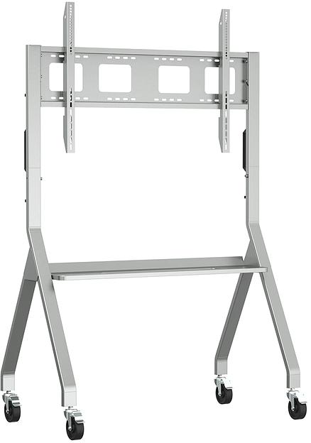 Стойка для телевизора Kromax OMEGA-12 серебристый 32"-120" макс.80кг напольный фото 1