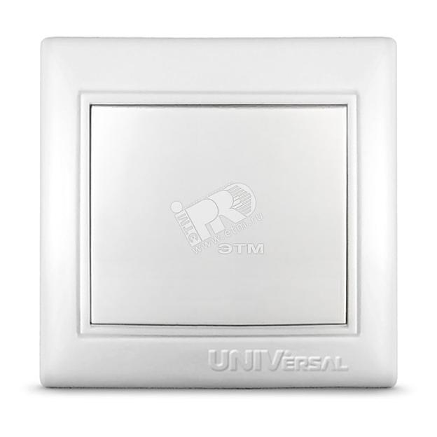 Севиль Выключатель одноклавишный белый фото 1