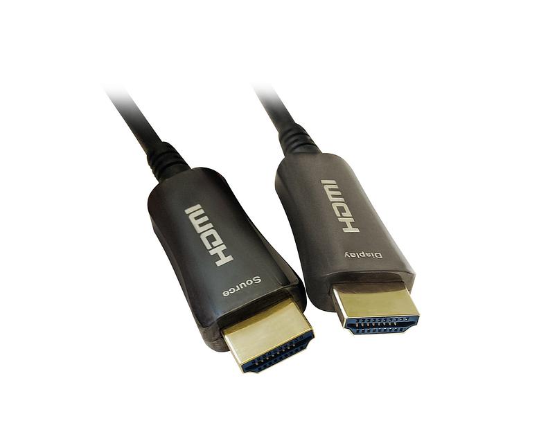 Кабель аудио-видео Digma HDMI 2.0 AOC HDMI (m)/HDMI (m) 20м. Позолоченные контакты черный (BHP AOC 2.0-20) фото 2
