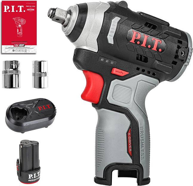 Гайковерт P.I.T. PIW12K-120A/1 аккум. патрон:квад.3/8" фото 8
