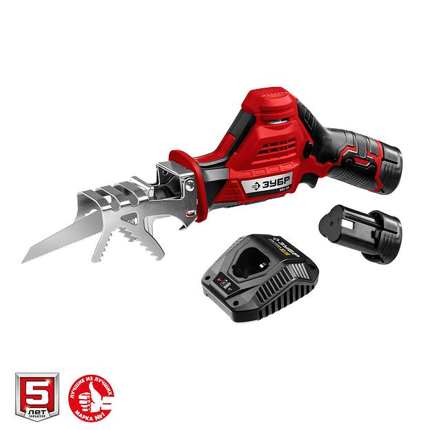 Пила сабельная аккумуляторная Зубр серия «Мастер» СПЛ-125-22 в коробке ОПТ фото 6