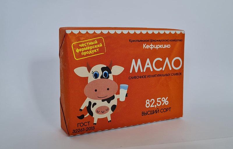 Масло из натуральных сливок «Традиционное» 82,5%, Кефиркино. Высший сорт, опт фото 1