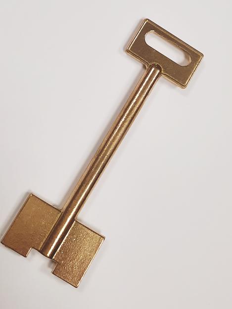 Заготовка ключа-ДВ-4 (Латунь) фото 1
