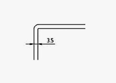 Уголок, 50х28 мм фото 3