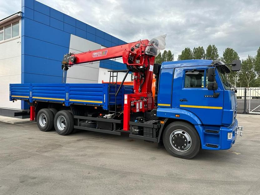 Бортовой камаз «65117» С КМУ Horyong 216 фото 1