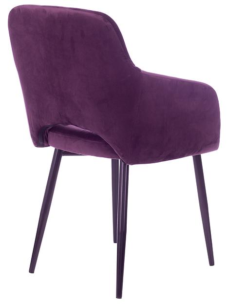 Кресло Бюрократ CH-380F сливовый Italia 23 на ножках металл черный фото 3