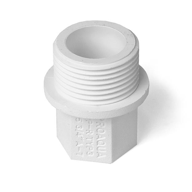 Заглушка резьбовая 1/2' полипропиленовая PPR белая фото 3