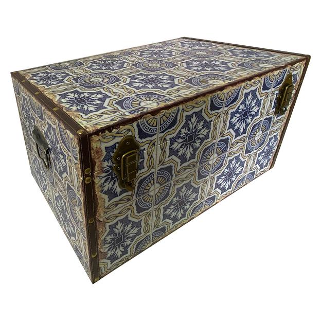 Декоративный сундук Grand forest для хранения c узором Средний 56х34х30 см фото 1