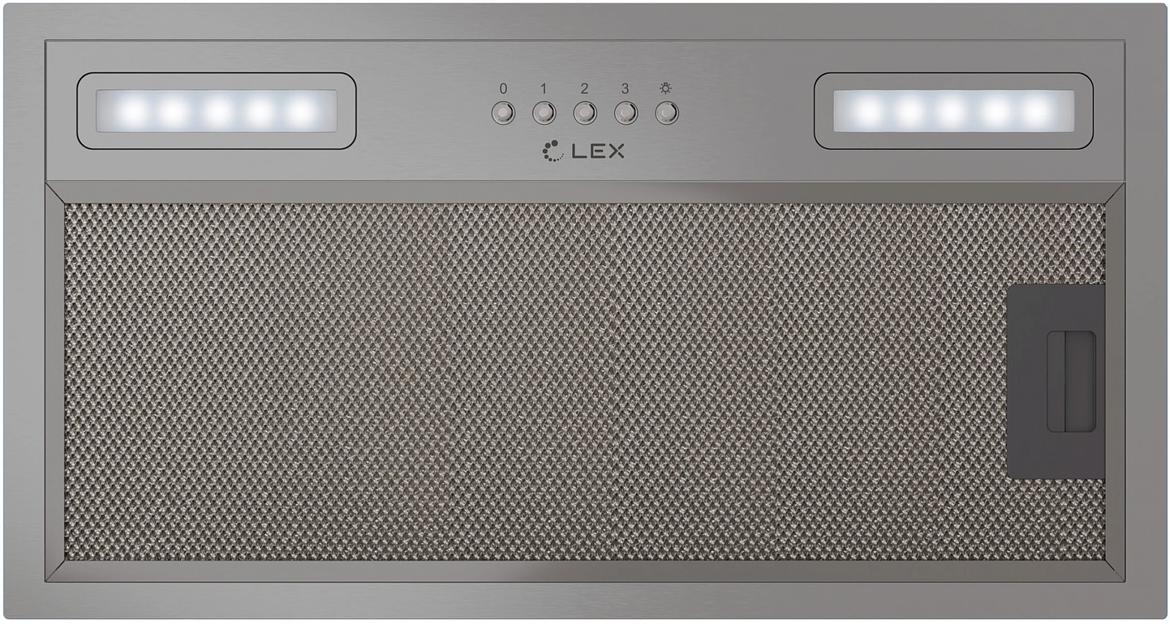 Вытяжка встраиваемая Lex Hyper 900 IX нержавеющая сталь управление: кнопочное (1 мотор) фото 4