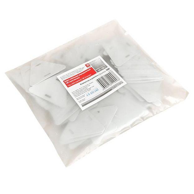 EKF mt-136-t Бирка кабельная маркировочная У-136 (100шт.) треугольник EKF PROxima фото 3