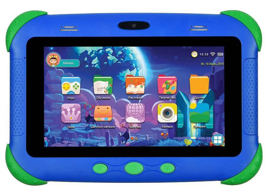 Планшет Digma CITI Kids MT8321 (1.3) 4C RAM2Gb ROM32Gb 7" IPS 1024x600 3G Android 9.0 синий 2Mpix 0.3Mpix BT WiFi Touch microSDHC 64Gb minUSB 2800mAh фото 3