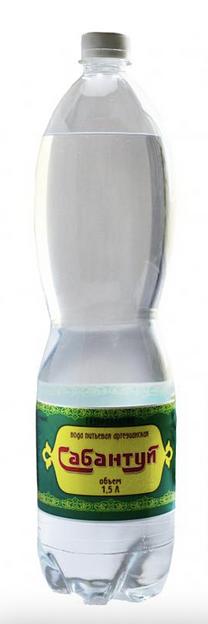Вода питьевая артезианская «Сабантуй» газированная 1,5 л, опт фото 1