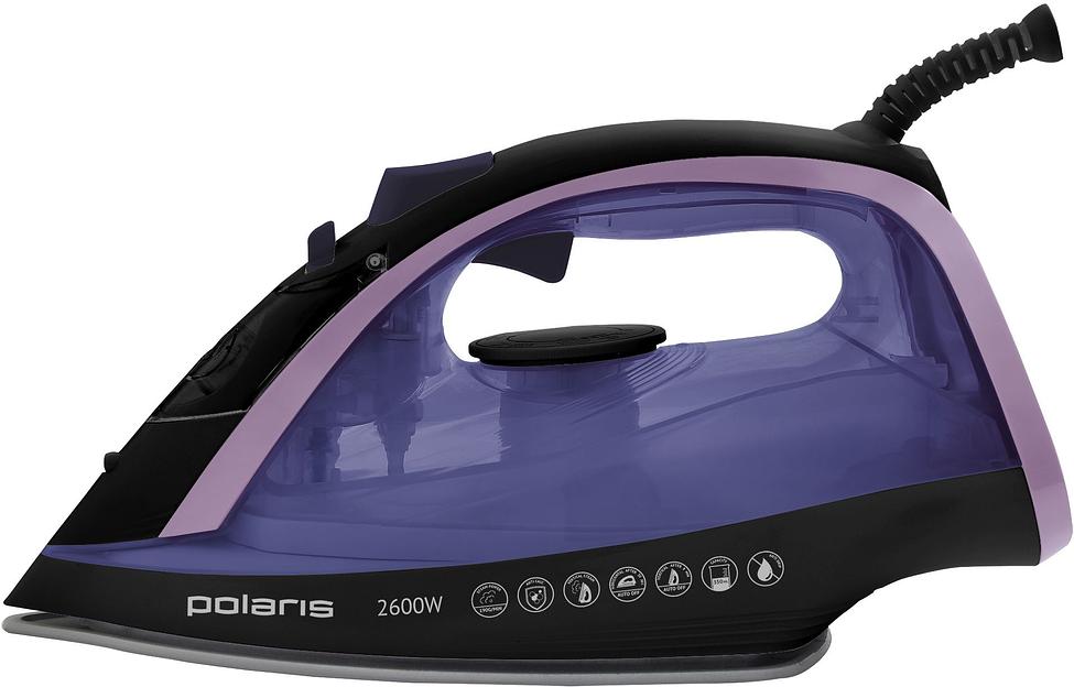 Утюг Polaris PIR 2668AK 2600Вт черный/фиолетовый фото 3