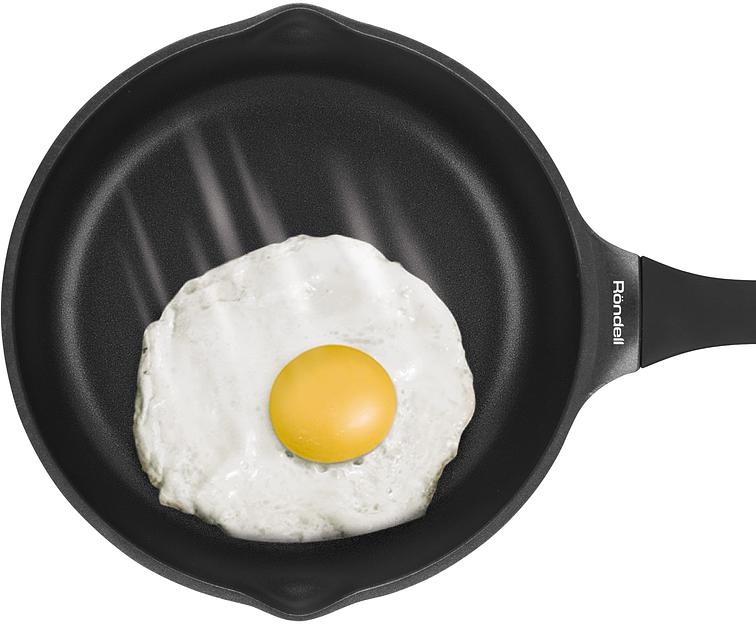 Сковорода Rondell Pacific RDA-1904 круглая 20см покрытие: Xylan Plus ручка несъемная (без крышки) серый фото 3