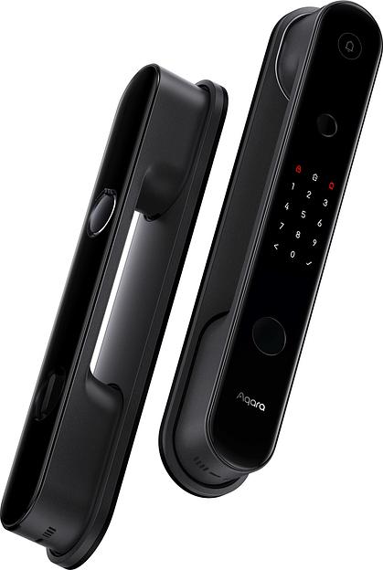 Умный замок Aqara D100 Zigbee врезной разбл.отпеч.паль. 2480mAh черный (ZNMS20LM) фото 2