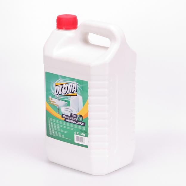 Гель для сантехники с активным хлором Diona Magic 5кг фото 3