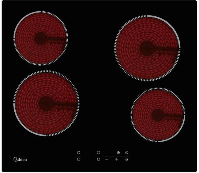 Варочная поверхность Midea MCH64140 черный фото 1