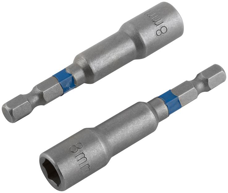 Набор бит с торцевыми магнитными головками 8 мм, 2 шт, Profi, 65 мм фото 4