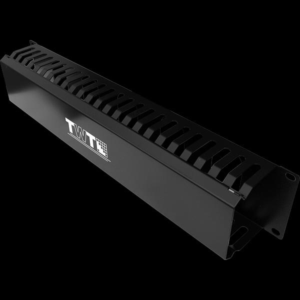 Кабельный органайзер 19" c крышкой на 24 порта, 2U (TWT-ORG/CV24-2U) фото 2