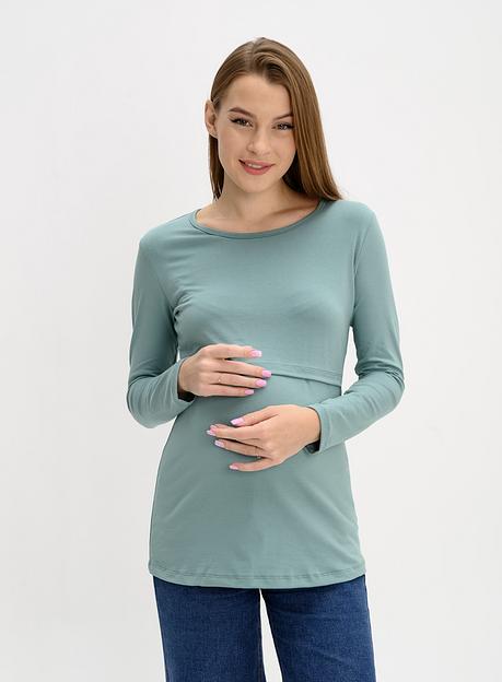 Джемпер для беременных, оливковый, Опт фото 1