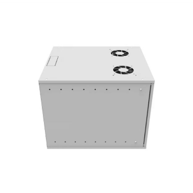 Шкаф телекоммуникационный настенный 9U, 523х600х465мм серия LITE (металлическая дверь) фото 4