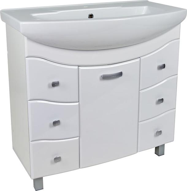 Тумба Элегант 75 DORATIZ 9911.009, белая, под умывальник Элеганс 75 фото 1