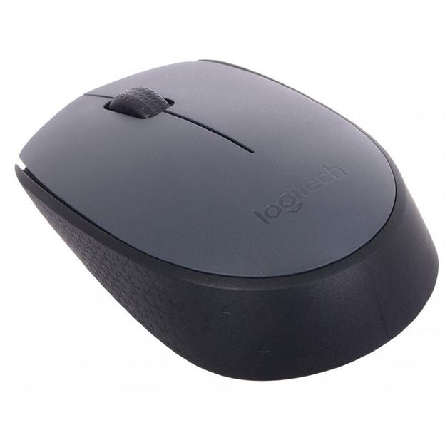 Мышь Logitech M170 серый/черный оптическая (1000dpi) беспроводная USB (2but) фото 1