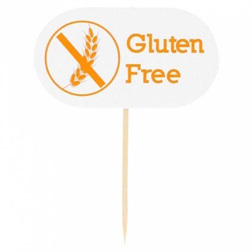 Флажок "GLUTEN FREE" 8 см. 100 шт/уп /1/40/ фото 1
