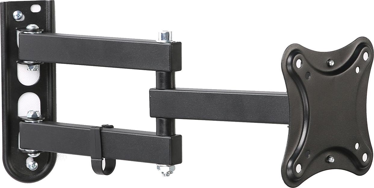 Кронштейн для телевизора Hama R1 118153 черный 10"-27" макс.15кг настенный поворот фото 1