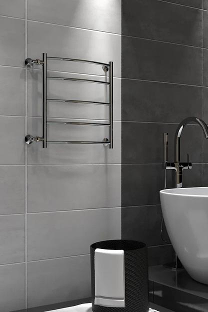 Водяной полотенцесушитель «Side» 800х400 мм (боковое подключение: правое/левое) ОПТ  фото 1