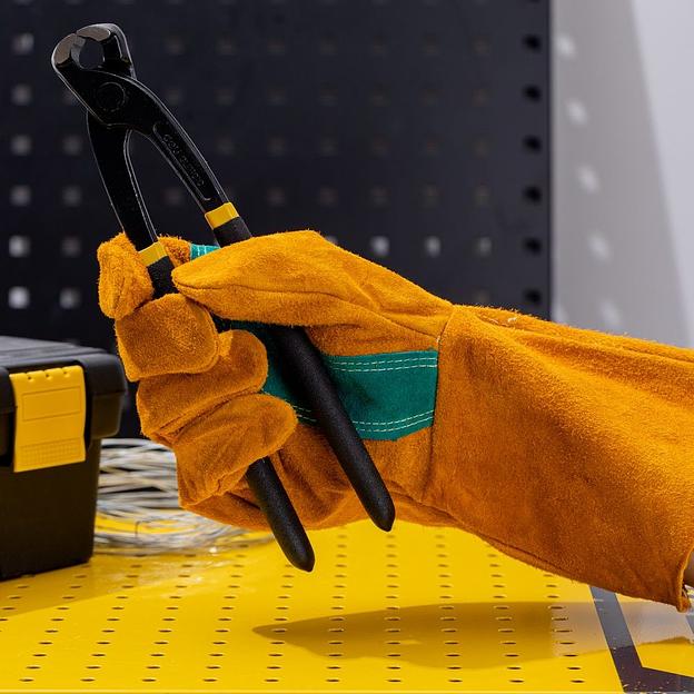 Клещи монтажные вязальные Deli DL111010 300мм, высокоуглеродистая сталь, прорезиненные рукоятки фото 2