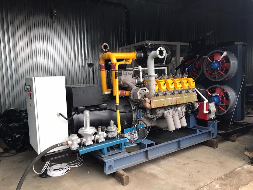 Газопоршневая электростанция 300 кВт (ЭГП-300) АГП-300, газогенератор 300 кВт на биотопливе (ГГУ-300) фото 1