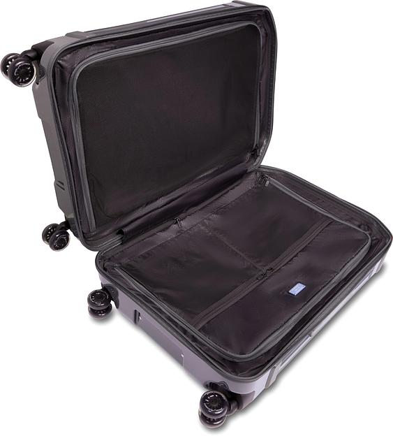 Чемодан Piquadro POP BV4427POP/GR 46x69x27см 67л. 4.43кг. поликарбонат/алюм. серый глянц. фото 7