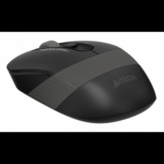 Мышь A4Tech Fstyler FG10S черный/серый оптическая (2000dpi) silent беспроводная USB для ноутбука (4b фото 6