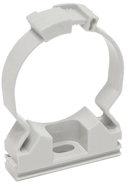 Держатель хомутный серый CFC20 (CTA10MP-CFC20-K41-100) фото 1