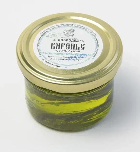 Варенье из мяты с хвоей баночка 120 г/105 мл опт фото 1