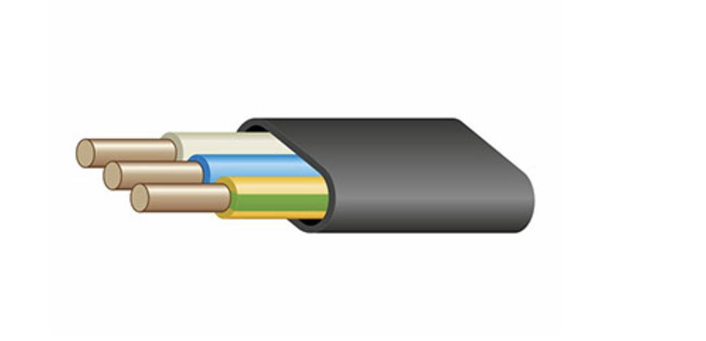 Силовой кабель ВВГ-ПНГ(А) 3X1,5 ОК-0,66 (Экокабель), опт фото 1