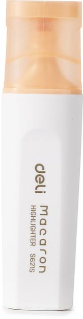 Набор текстовыделителей Deli ES621SORANGE-P Macaron скошенный пиш. наконечник 1-5мм оранжевый (10шт.) фото 1