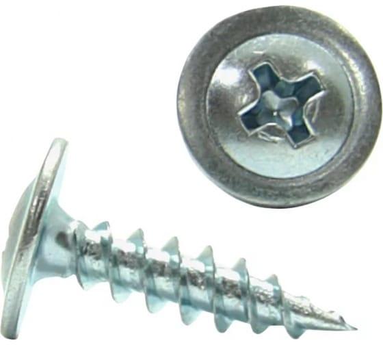 Саморез металл/металл 4,2х32 пресс-шайба острый оцинкованный фото 1