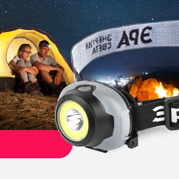 ЭРА Б0052752 Фонарь налобный светодиодный GB-710 Криптон, на батарейках, 3 режима, 5 Вт, СОВ, 3хААА фото 6