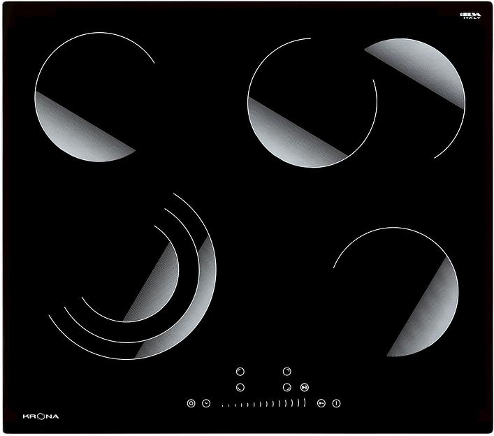 Варочная поверхность Krona BRILLARE 60 BL черный фото 1