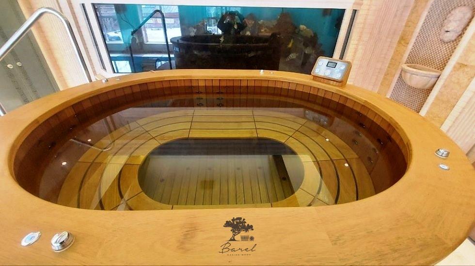 Купель деревянная овальная №5 фото 4