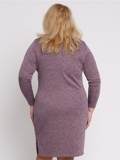 Платье сухая роза меланж П-0148 фото 3