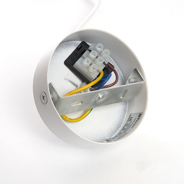 Светильник ДСО GU10 без лампы на подвесе белый фото 5