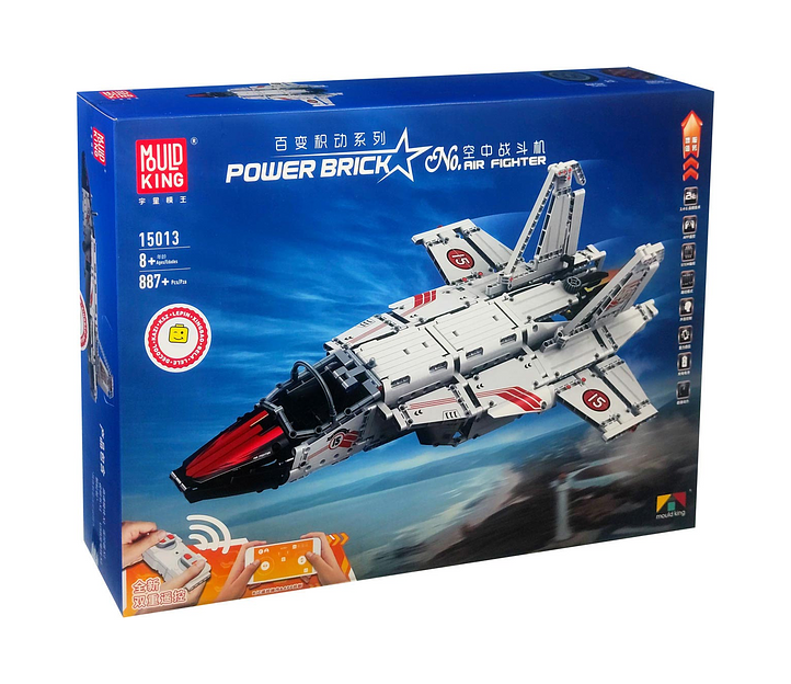 Радиоуправляемый конструктор «Воздушный истребитель» от Mould King опт фото 2